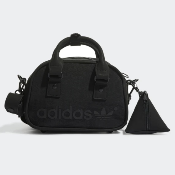 NEW Adidas Originals Black Mini Bowling Bag RARE - Picture 1 of 6